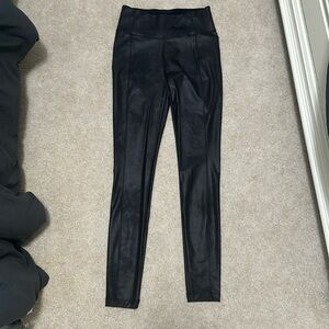 Athleta Gleam Tight leather leggings